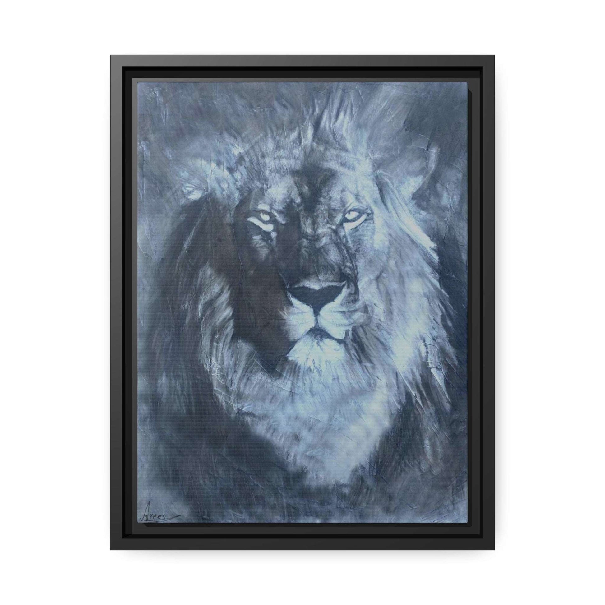 The Lion by The Baroque Knight fine art framed print