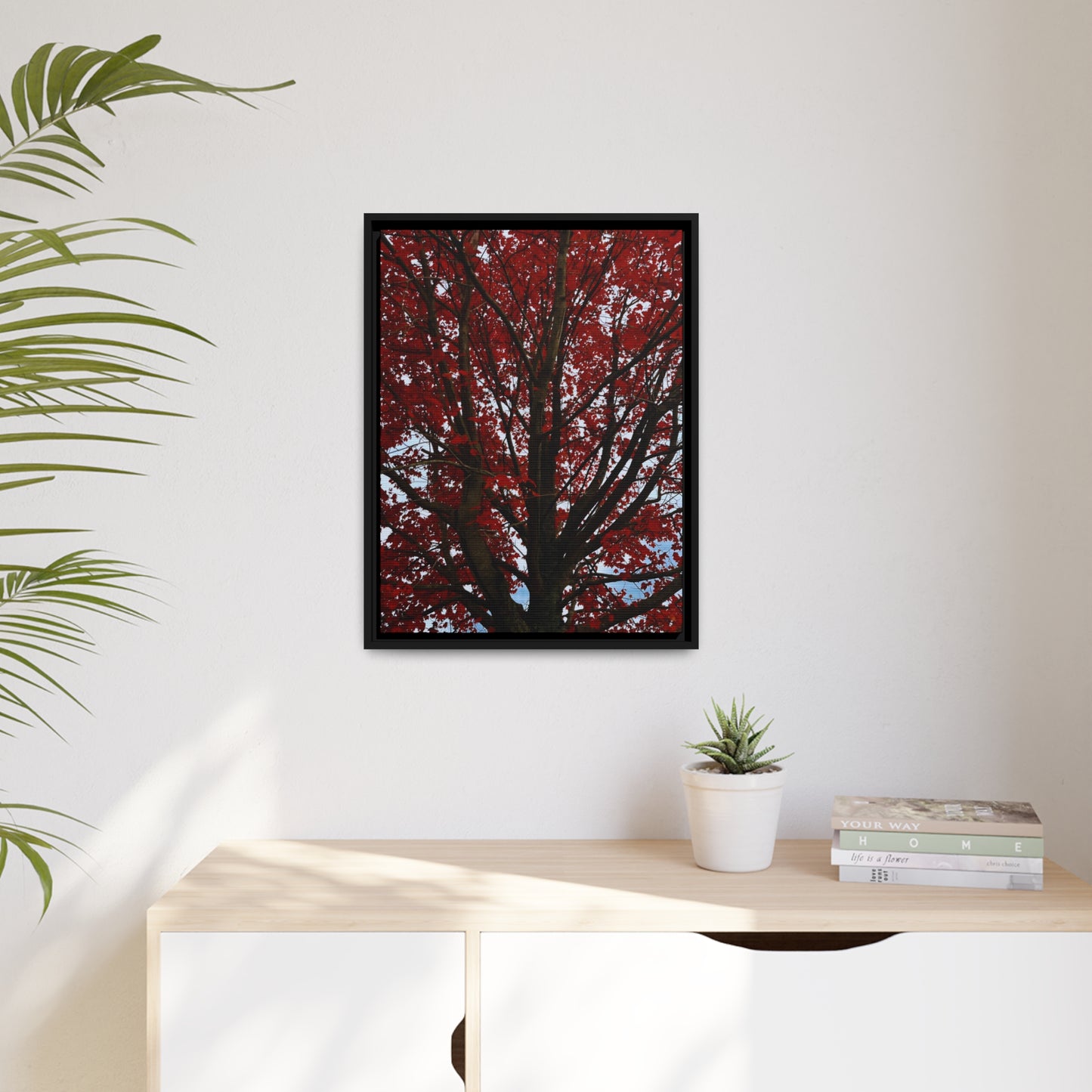 Japanese Maple framed canvas print by The Baroque Knight LLC